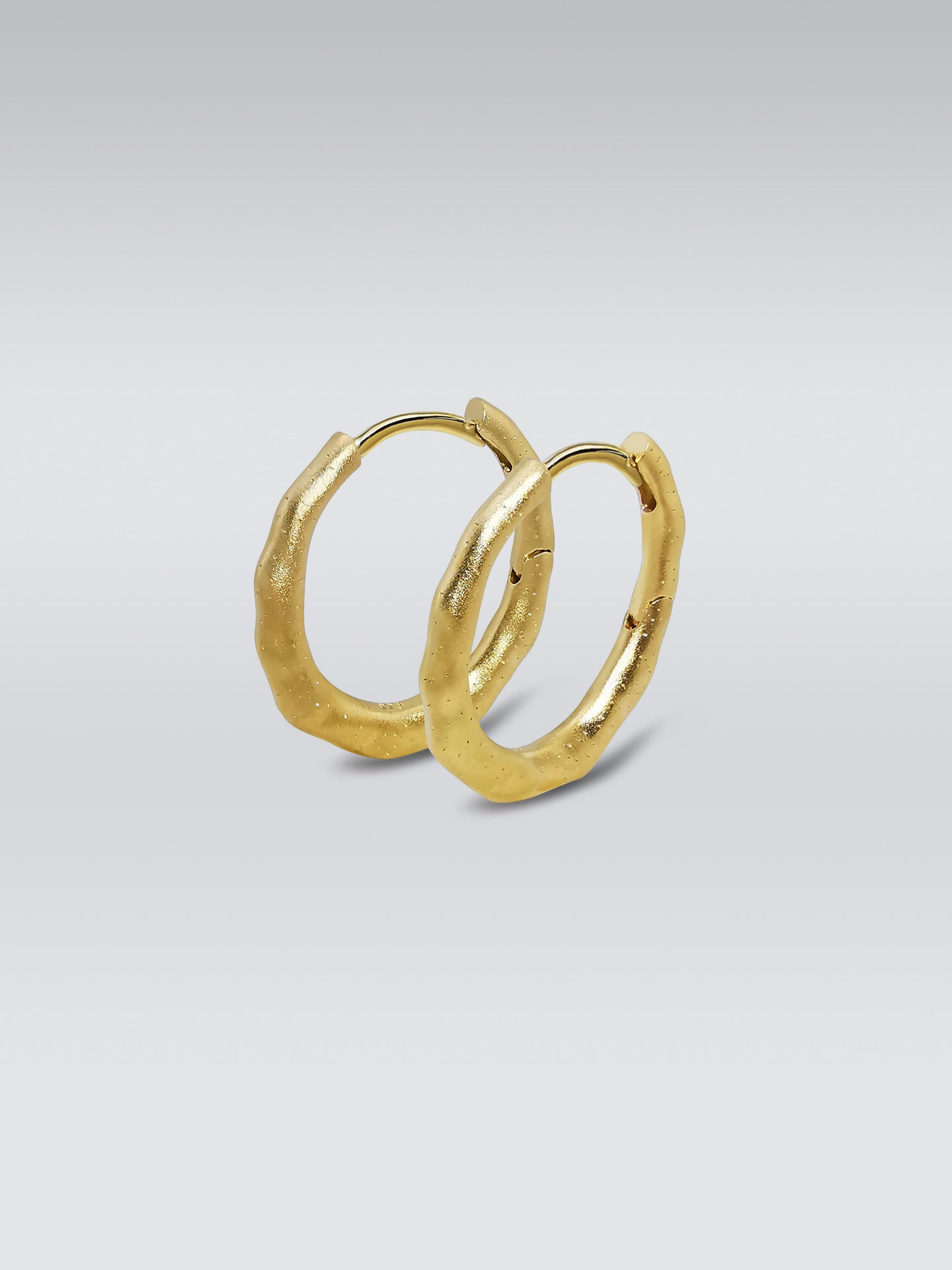 Gold-Plated Hoop Earrings