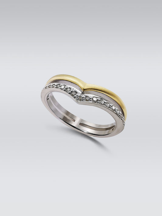 Bicolor Engagement Ring