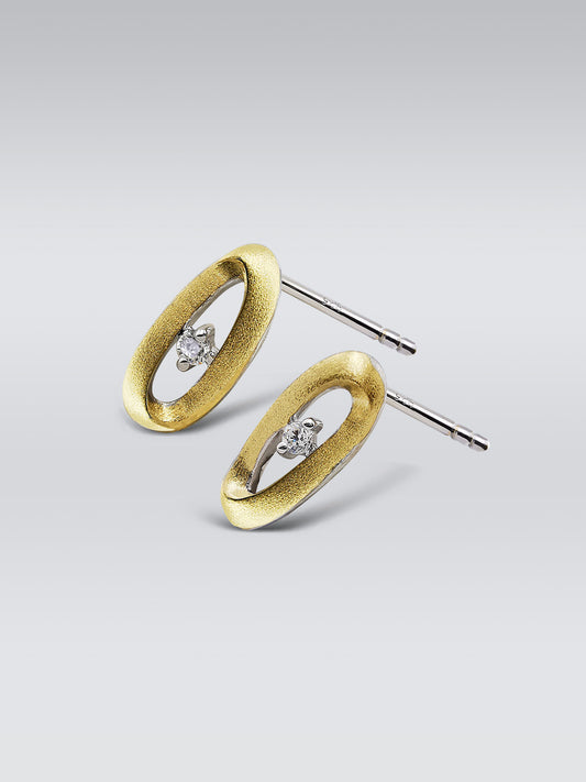 color-gold earring design-stud