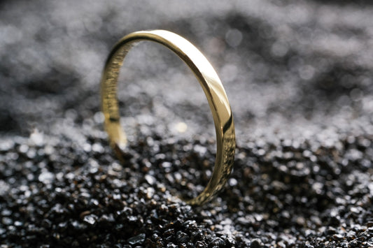 Slim 14K Gold Ring for Elegant Everyday Wear