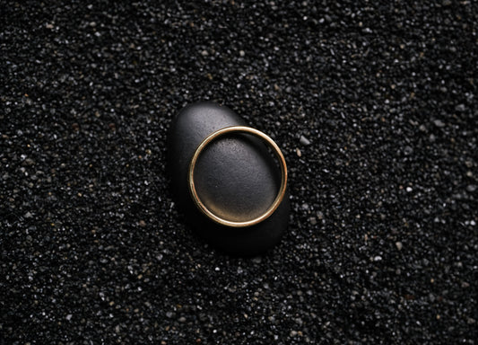 High Polished Wedding Rings in 14k Gold Made in Germany