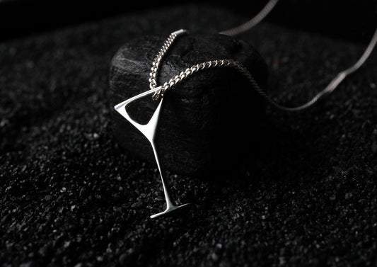 Martini Necklace 925 Sterling Silver Handmade in Germany