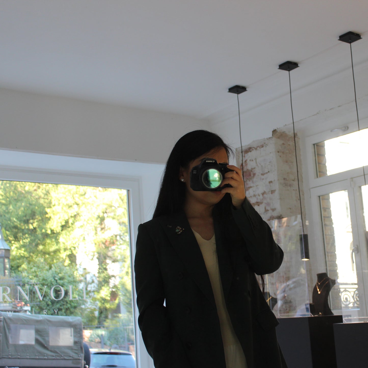 Heart-Shaped Stud Earrings