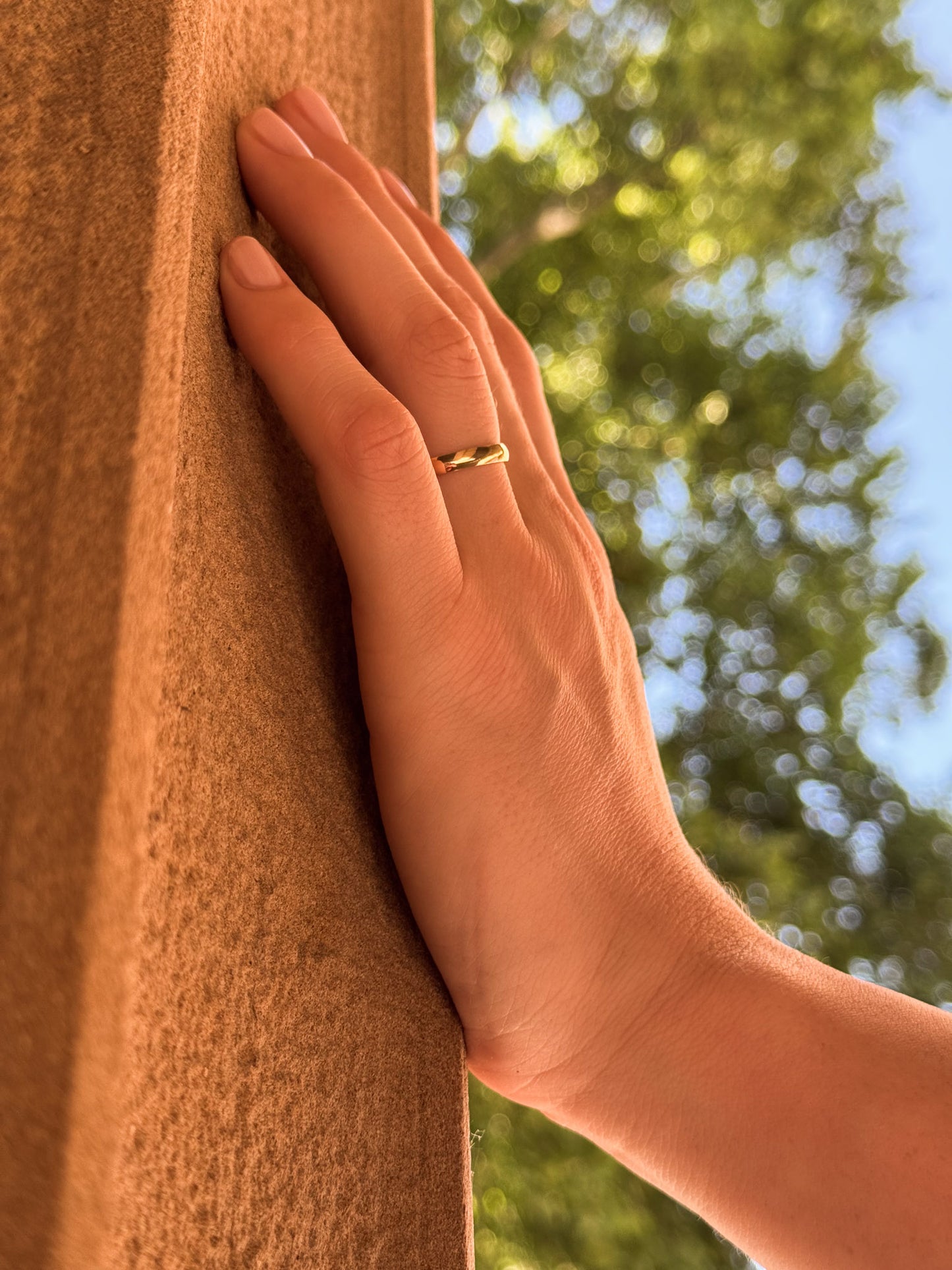 High Polished Wedding Rings in 14k Gold Made in Germany