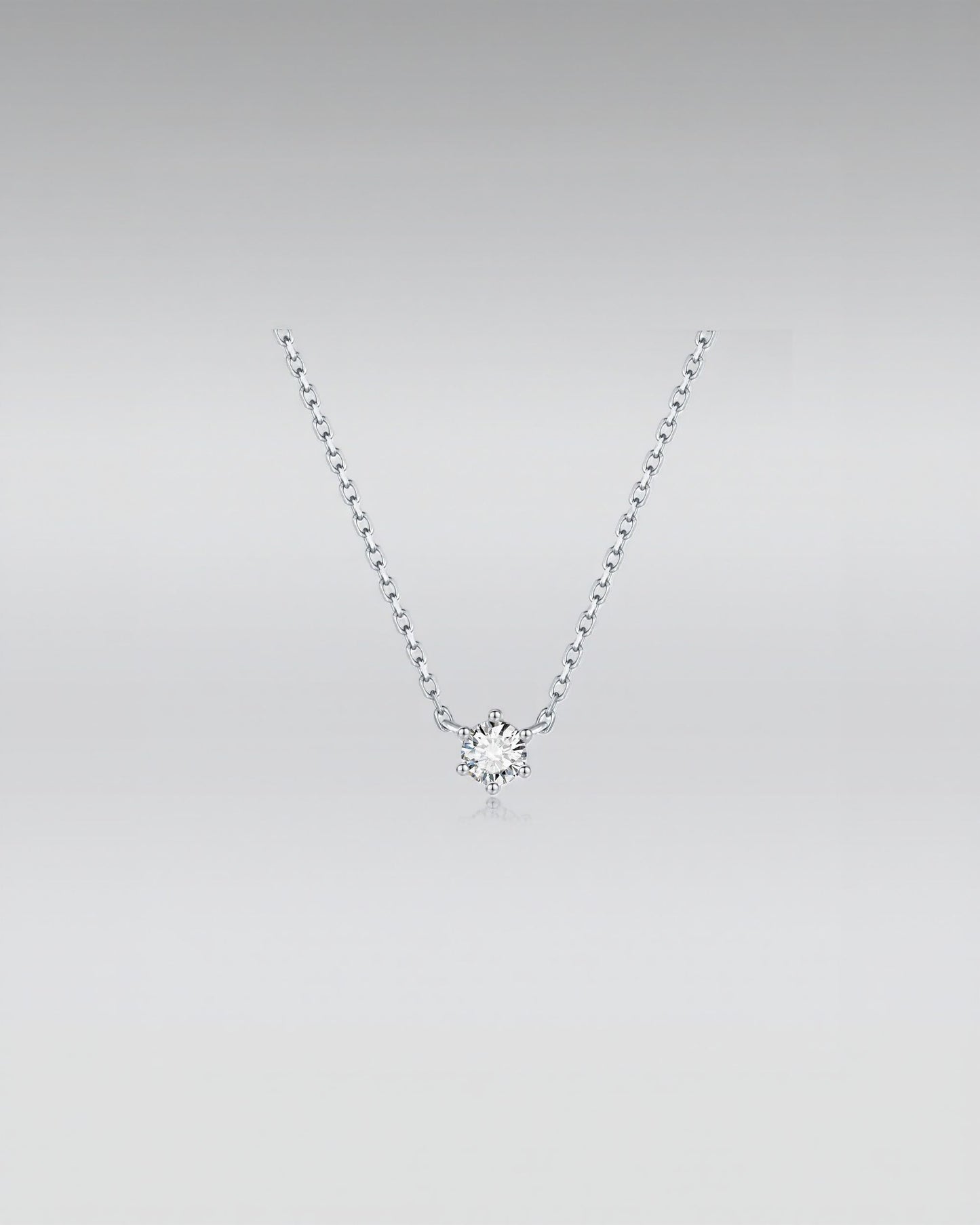 Diamond Solitaire Necklace