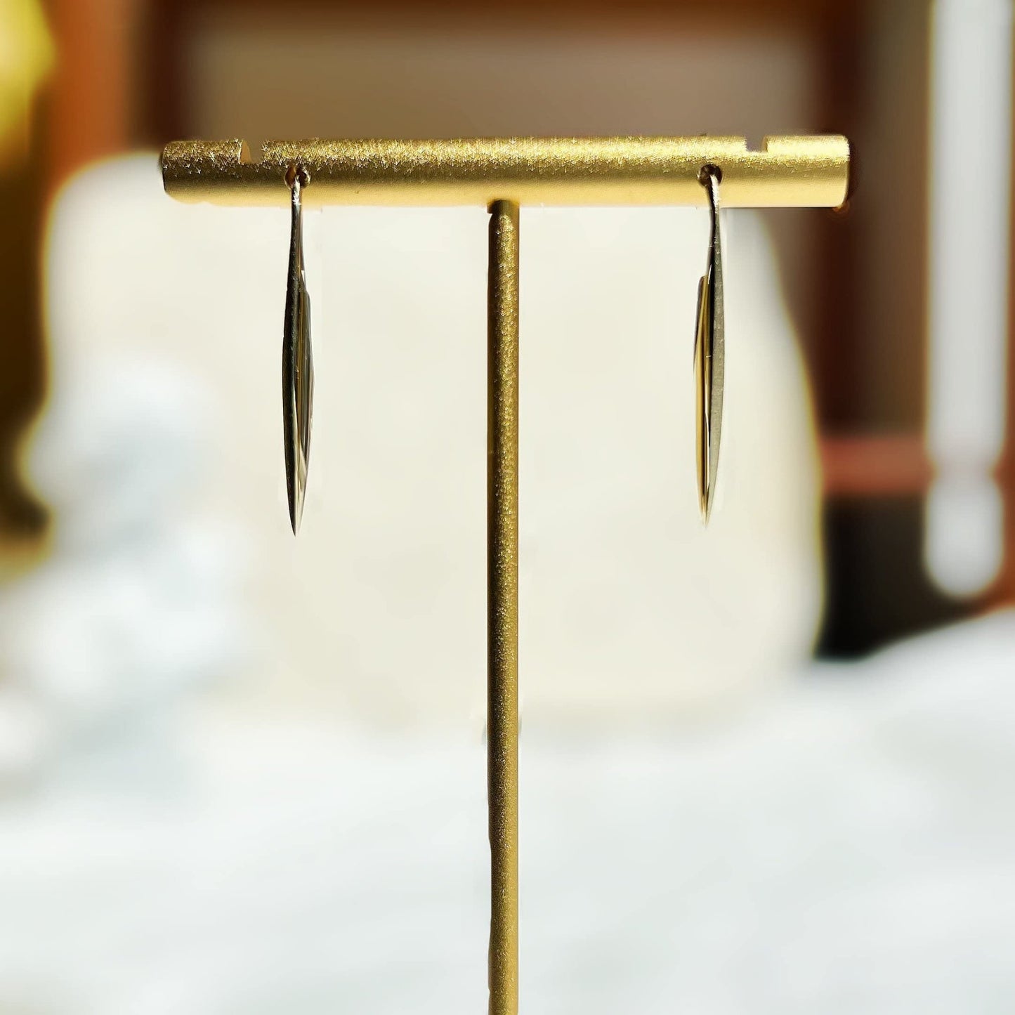 Modern Swift Earrings - Sternvoll Jewelry color-gold