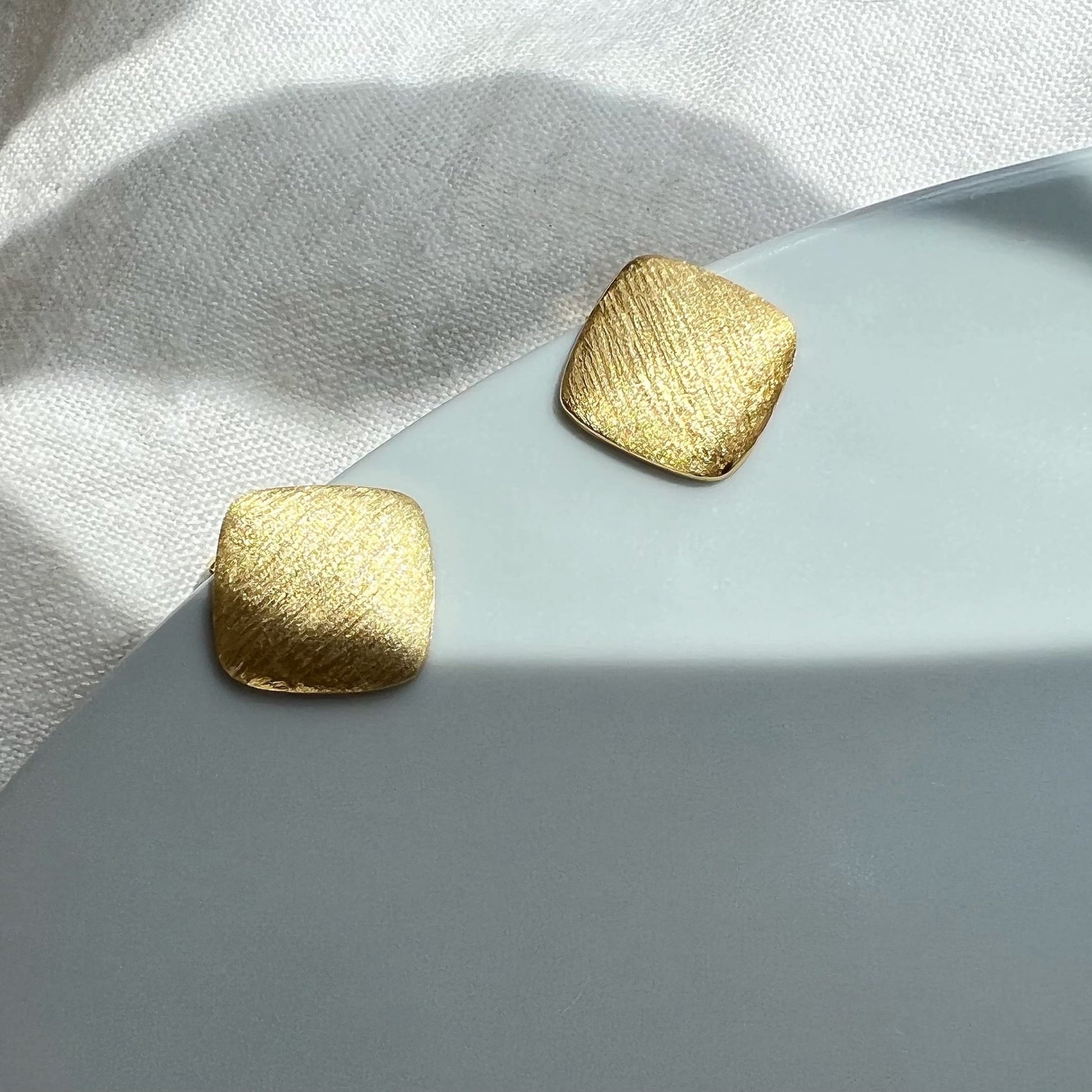 Pain - Free Clip - On Earrings - Sternvoll Jewelry color-gold