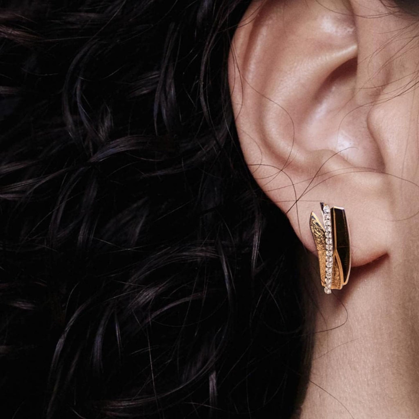 Schmerzfreie Ohrclips aus 925 Sterling Silber (ohne Ohrlöcher) - Sternvoll Jewelry color-gold style-stud style-clip-on