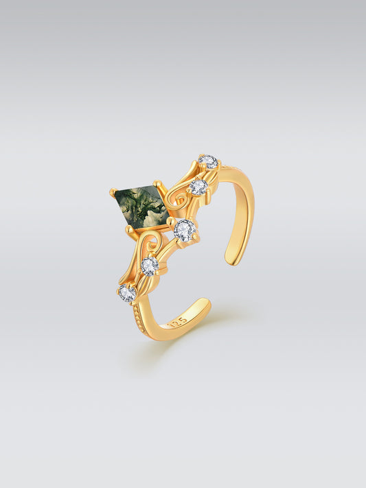 Moosachat-Ring