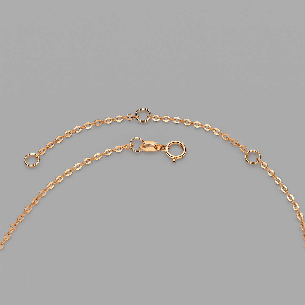 18k Rose Gold Layered V Necklace with Lab Grown Diamonds