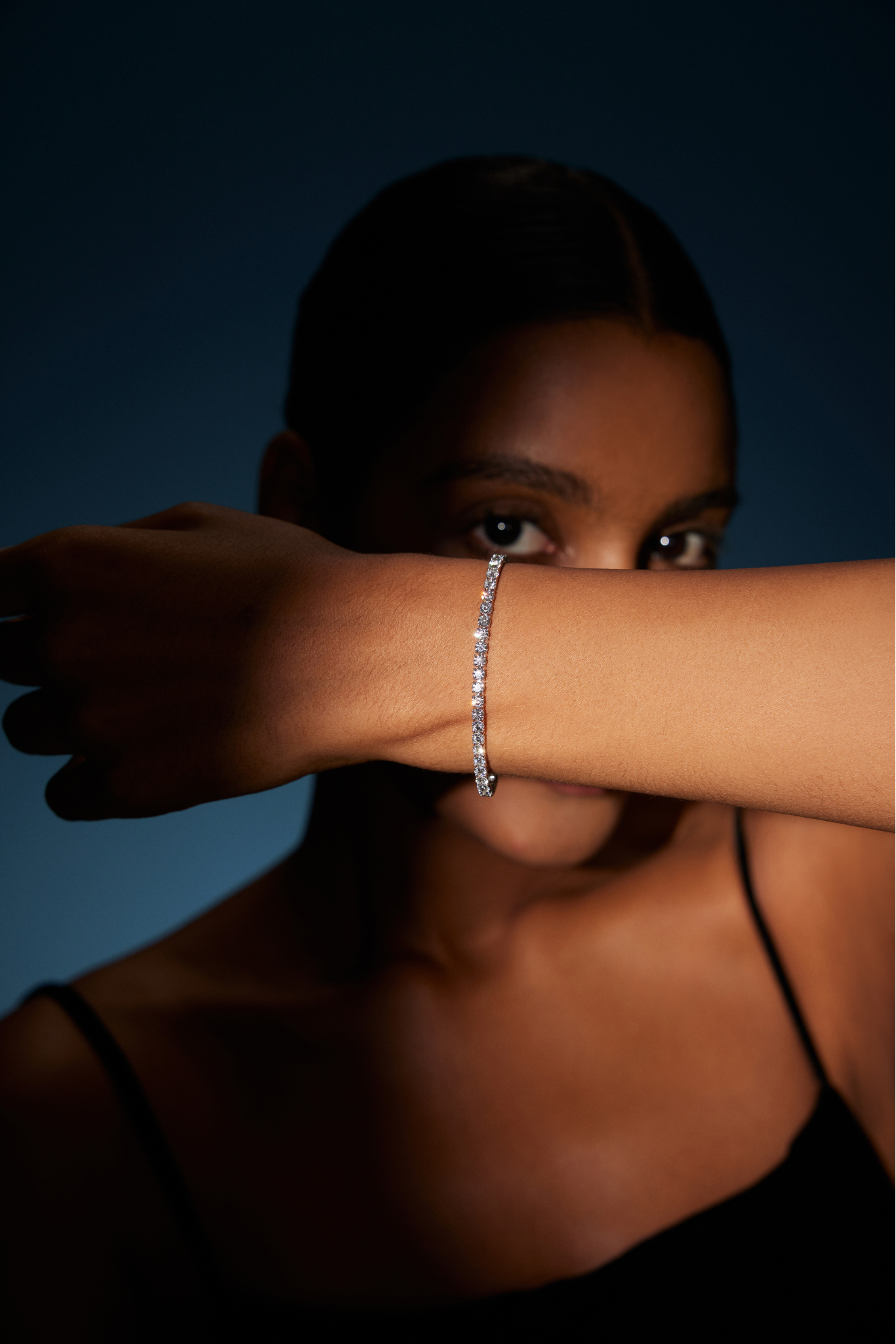 18k Gold Tennis Bracelet with Lab Grown Diamonds