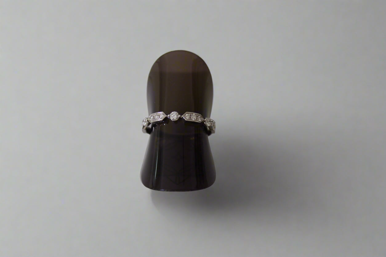 Vintage-Inspired Eternity Band Ring