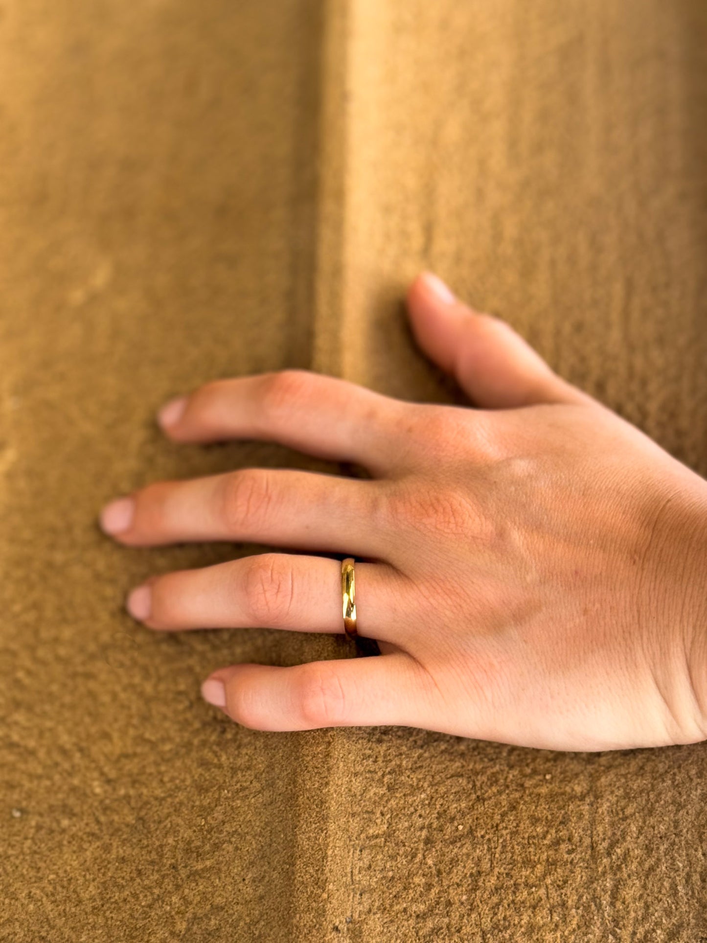 High Polished Wedding Rings in 14k Gold Made in Germany