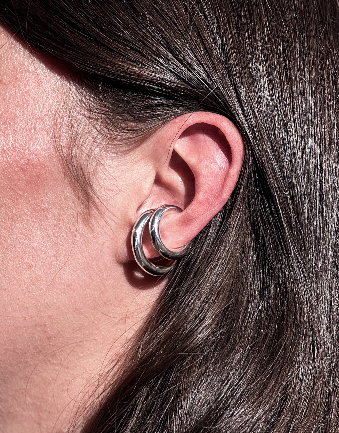 Bold Ear Cuff 925 Sterling Silver Handmade in Germany