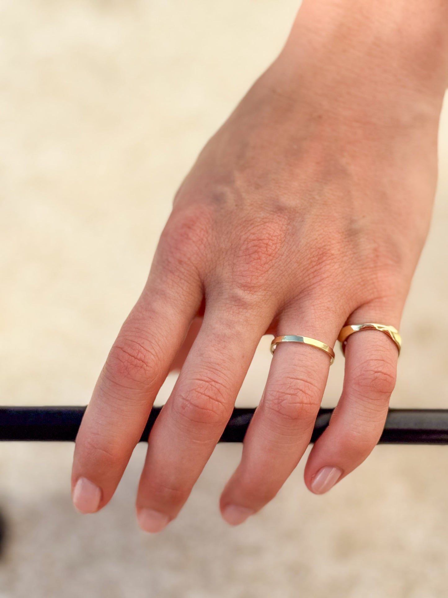 Slim 14K Gold Ring for Elegant Everyday Wear