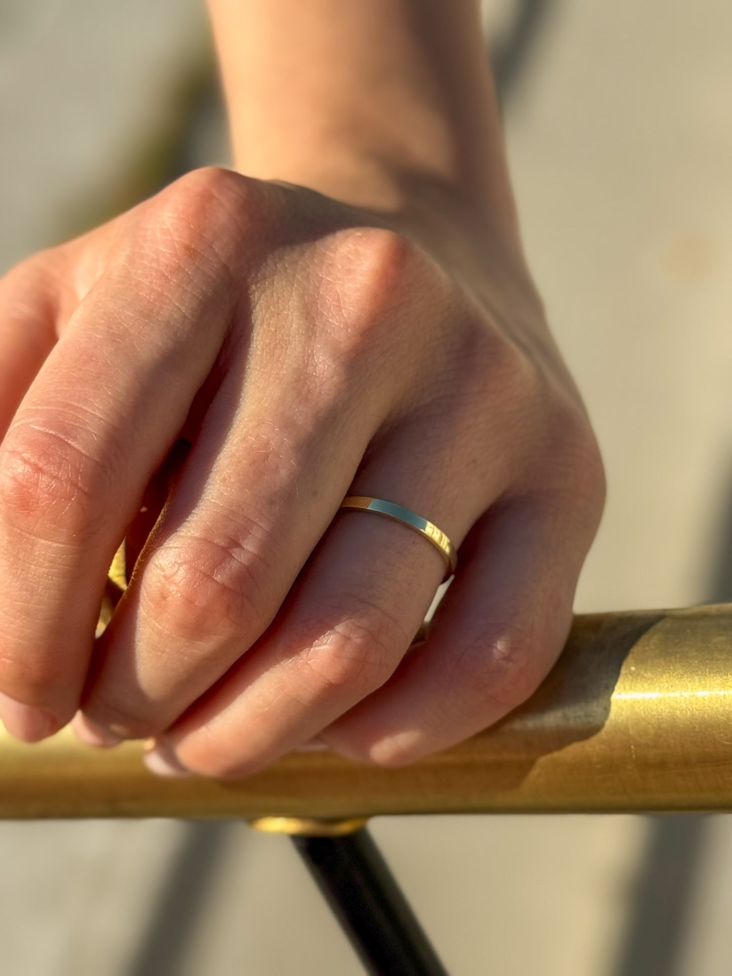 Slim 14K Gold Ring for Elegant Everyday Wear