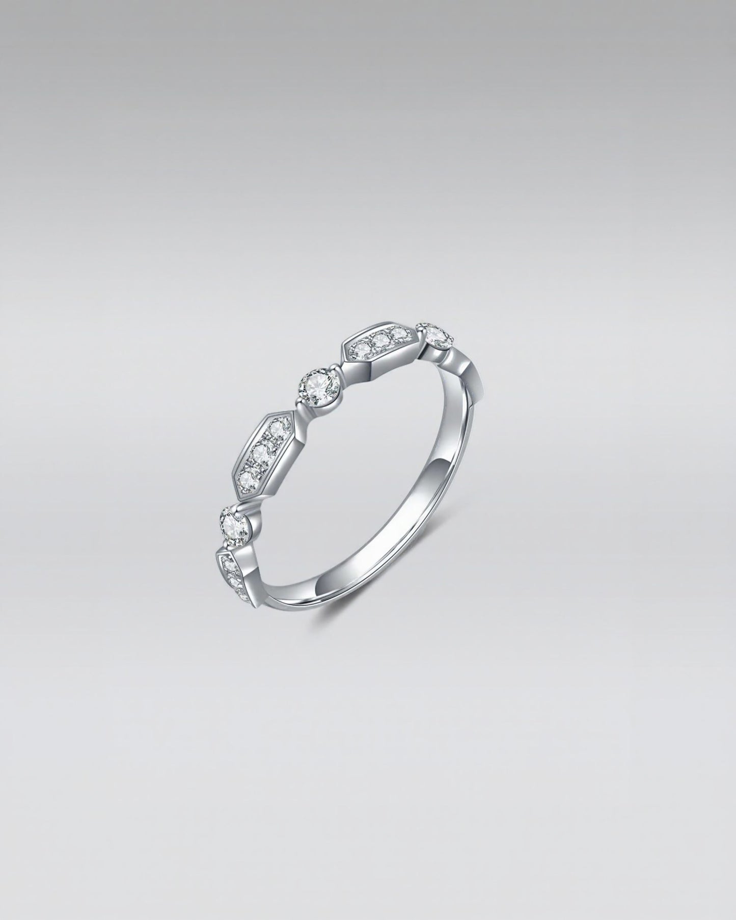 Vintage-Inspired Eternity Band Ring