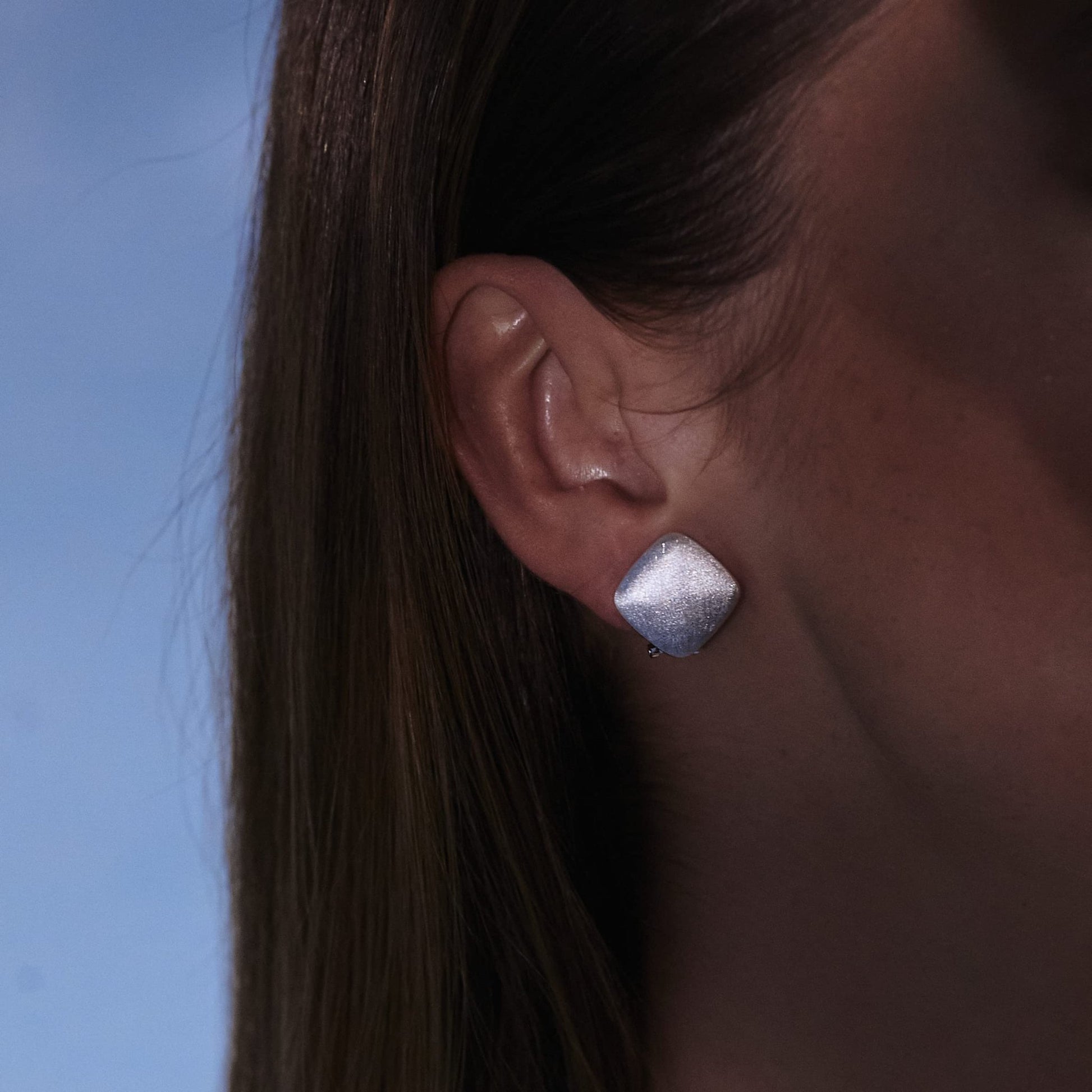 Pain - Free Clip - On Earrings - Sternvoll Jewelry color-silver